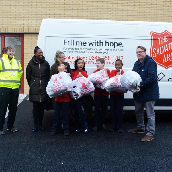 WALTHAM FOREST SCHOOLS MAKES GENEROUS DONATION TO SALVATION ARMY